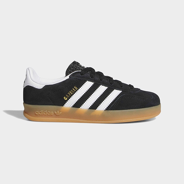 ジュニア キッズ ガゼル インドア GAZELLE INDOOR CF EL C oow93　コアブラック×クラウドホワイト　