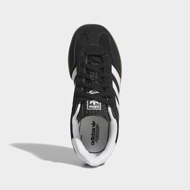 ジュニア キッズ ガゼル インドア GAZELLE INDOOR CF EL C oow93　コアブラック×クラウドホワイト　