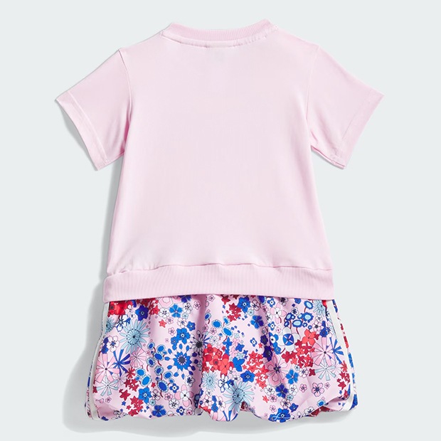 ジュニア ベビー ADIDAS x LIBERTY LONDON ドレス セット　クリアピンク　