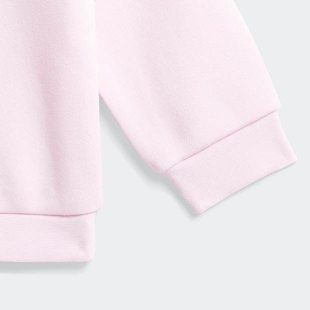 ジュニア ベビー ADIDAS × LIBERTY LONDON 長袖クルーセット　クリアピンク　