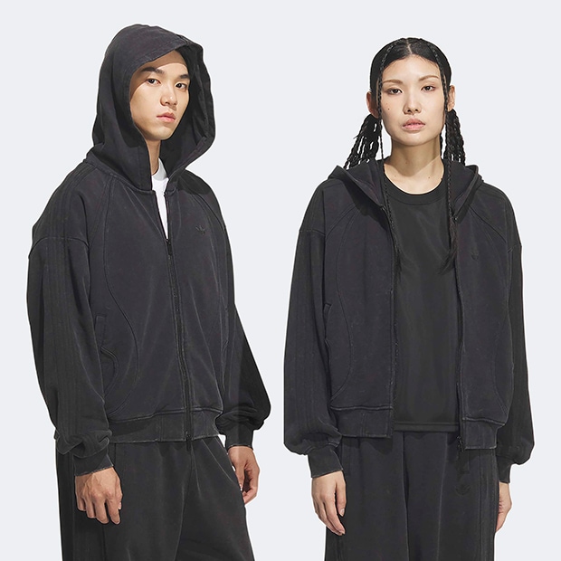 アディカラー TG FZ パーカー　ブラック　