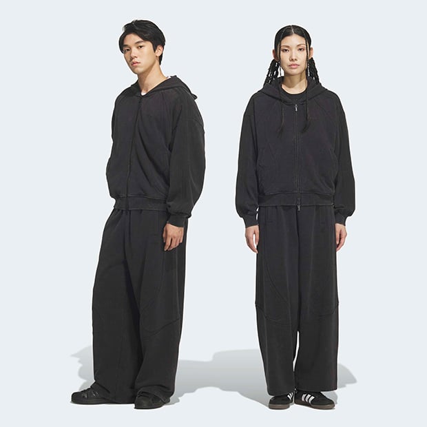 ユニセックス アディカラー TG スウェット パンツ　ブラック　