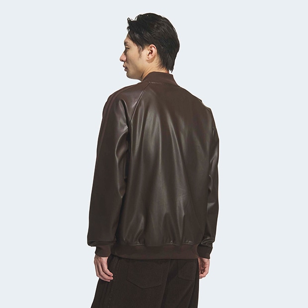 ユニセックス アディカラー SST プレザー ジャケット ダークブラウン