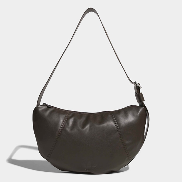 スポーティー ホーボー バッグ　ダークブラウン　