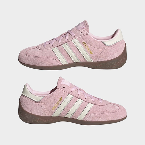 レディース ハンドボール スペツィアル ロープロファイル HANDBALL SPEZIAL LO PRO omq52　クリアピンク×オフホワイト　