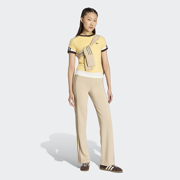レディース SLOUCHY ストレートレッグ パンツ ストーンカーキ ｜すべて
