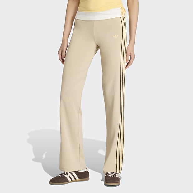 レディース SLOUCHY ストレートレッグ パンツ　ストーンカーキ　