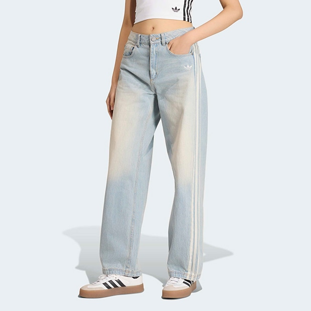 レディース ビンテージ ダッド ジーンズ　ライトデニム　