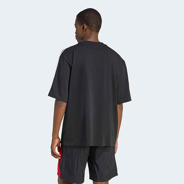 アディカラー スリーストライプス オーバーサイズ 半袖 Tシャツ