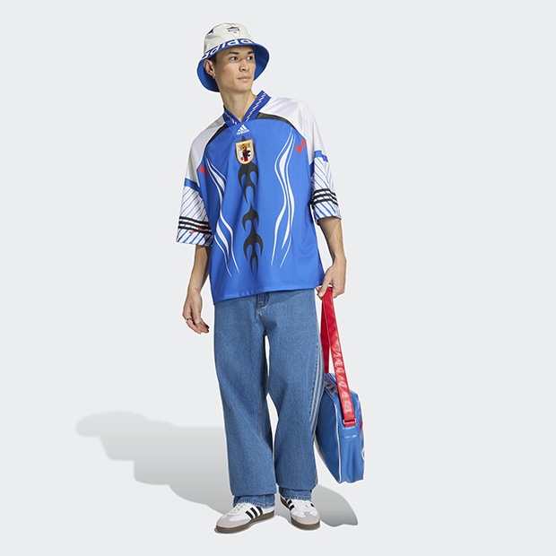 メンズ ブリングバック リミックス 日本 ジャージ パワーブルー