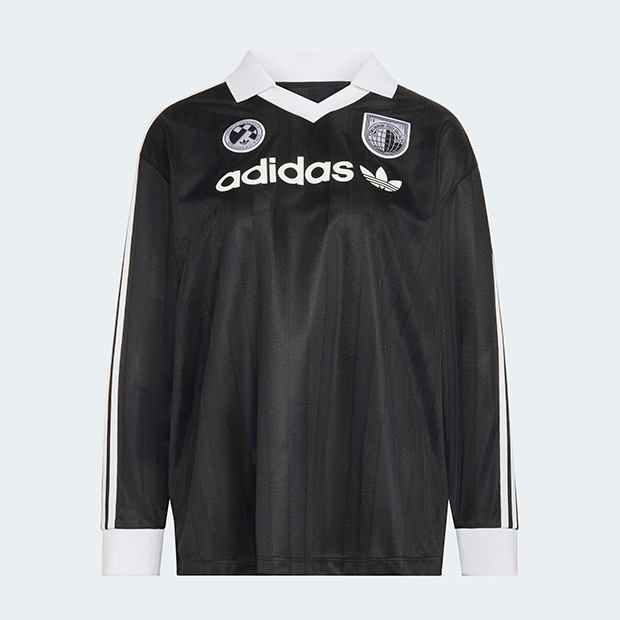 レディース アディカラー サッカー 長袖 Tシャツ ブラック ｜すべての