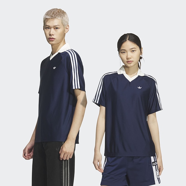 ユニセックス アディカラー FTBL ジャージー ビューティーアンドユース BEAUTY&YOUTH別注　ナイトインディゴ　
