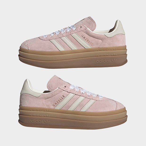 レディース ガゼル ボールド GAZELLE BOLD onj13　サンディピンク×オフホワイト　