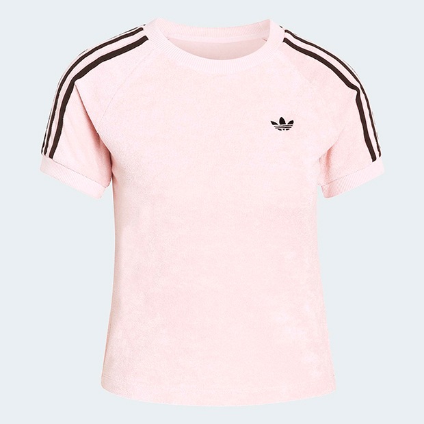 レディース テリータオル カリ 半袖Tシャツ サンディピンク ｜すべての