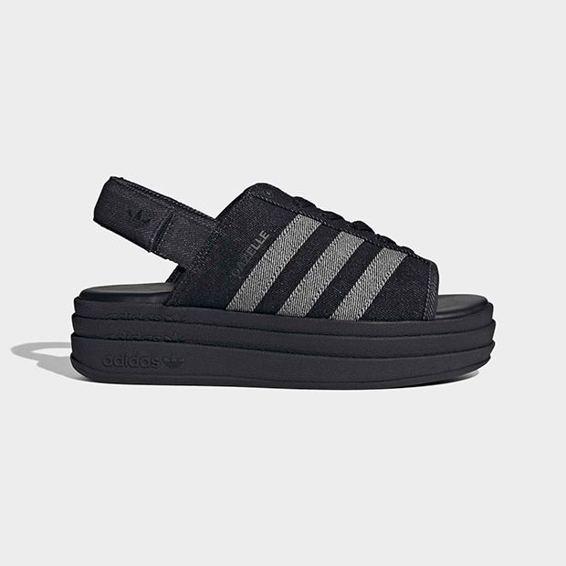 レディース ガゼル ボールド サンダル GAZELLE BOLD SANDAL osg56　コアブラック×サプライヤーカラー　