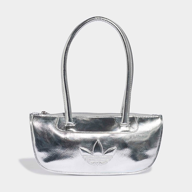 ADILENIUM シーズン 5 メタリック ショルダーバッグ　シルバーメタリック　