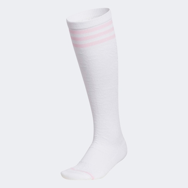 レディース オリジナルス ハイソックス　クリアピンク　