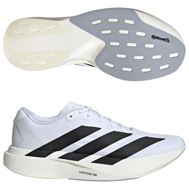 アディゼロ EVO SL WOVEN M　フットウェアホワイト×コアブラック　