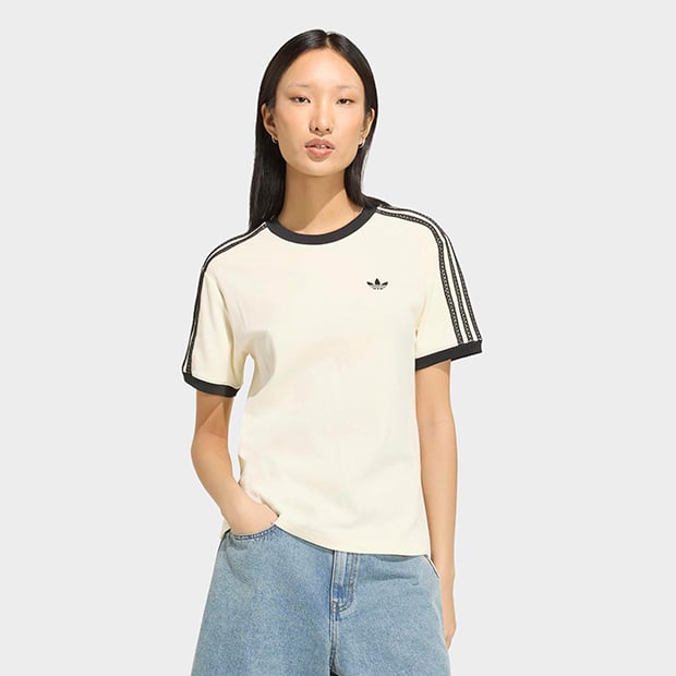 ⭐︎KP⭐︎ボディクリーム　村上ティシャツ3点セット レディース スリーストライプス 半袖 Tシャツ クリームホワイト