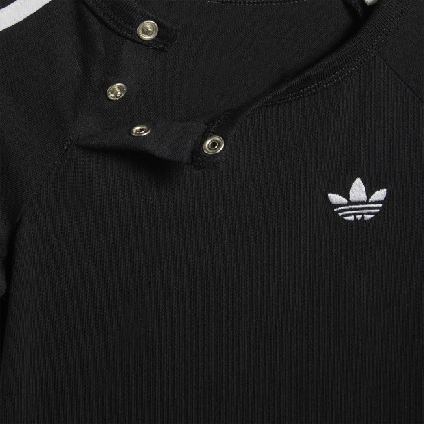 ジュニア キッズ スリーストライプス 半袖Tシャツ　ブラック　