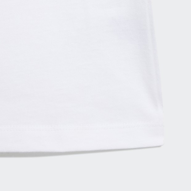 ジュニア キッズ スリーストライプス 半袖Tシャツ ホワイト