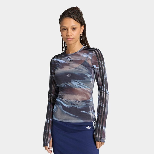 レディース グラフィック メッシュ Tシャツ　オリーブストレータ×オーロラコーヒー　