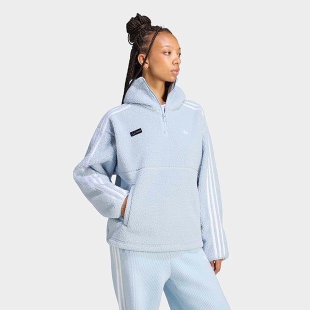 レディース アディルナ シーズン2 × ジェニー フリース パーカー ジャケット　ワンダーブルー　