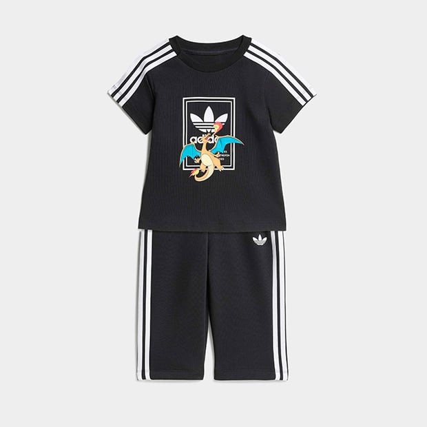 ジュニア ベビー ポケモン Tシャツ＆パンツ セットアップ　ブラック　