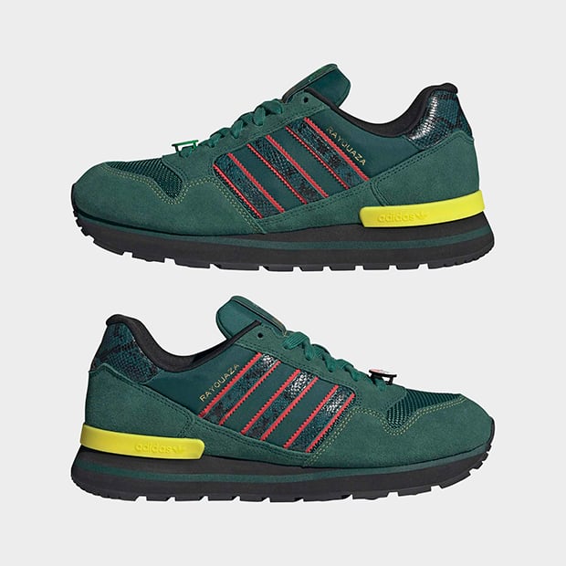 メンズ ポケモン ZX 500 RS oqx07 カレッジグリーン×ボールドグリーン