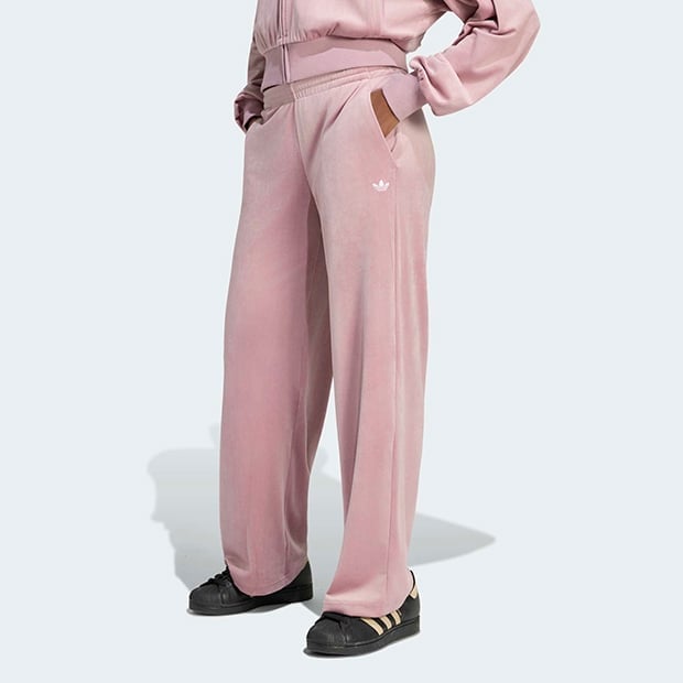レディース エッセンシャルズ ベルベット パンツ　マジックモーブ　