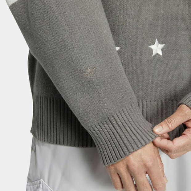 MC クルーネックセーター アッシュ×カレッジグリーン ｜すべての商品