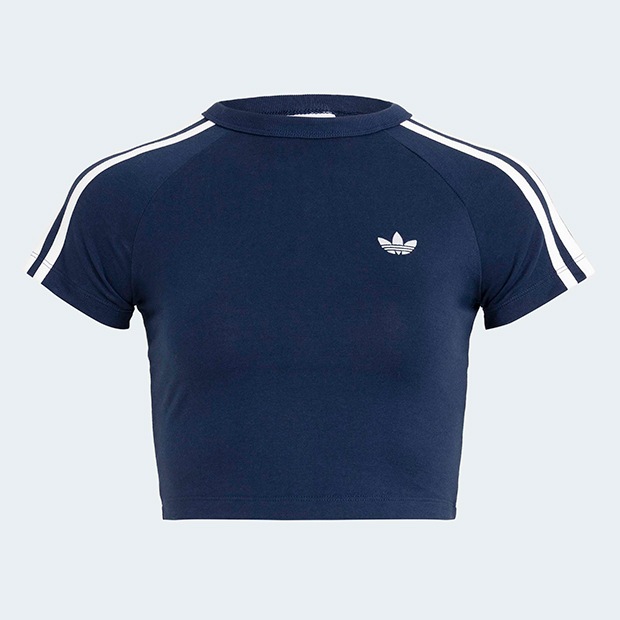 レディース アディカラー SST 半袖 ベビーTシャツ　ナイトインディゴ　