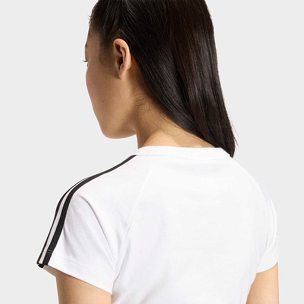 レディース アディカラー SST 半袖 ベビーTシャツ ホワイト
