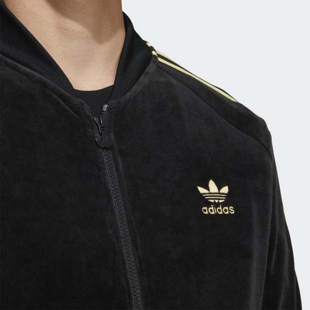adidas originals ベロアトラックジャケット ブラック ベルベット adidas Originals アディダス originals ジャケット VELVET TT