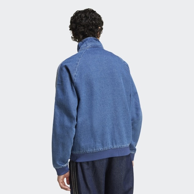 ADIDAS アディカラー ファーストブルー デニム トラックトップ