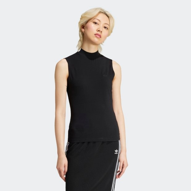 レディース プレミアム エッセンシャルズ ベースレイヤー トップ　ブラック　