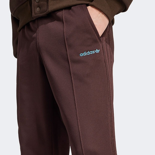 adidas ブラウン パンツ　Mサイズ アディダス アディカラー クラシックス SST トラック パンツ
