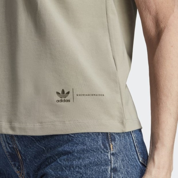 [ADIDAS] Tシャツ 半袖 KSENIASCHNAIDER グラフィック レディース ADIDAS ORIGINALS × KSENIASCHNAIDER グラフィックT