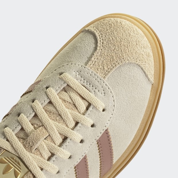 レディース ガゼル ボールド GAZELLE BOLD lyu93 クリームホワイト×ウォームクレイ