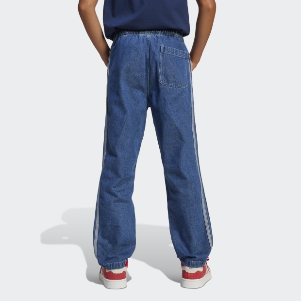 ジュニア キッズ アディカラー デニム パンツ　ミディアムブルーデニム　