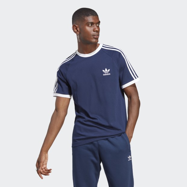 【関税・送料込み】adidas アディカラー クラシックス Tシャツ アディカラー クラシックス スリーストライプス Tシャツ ナイト