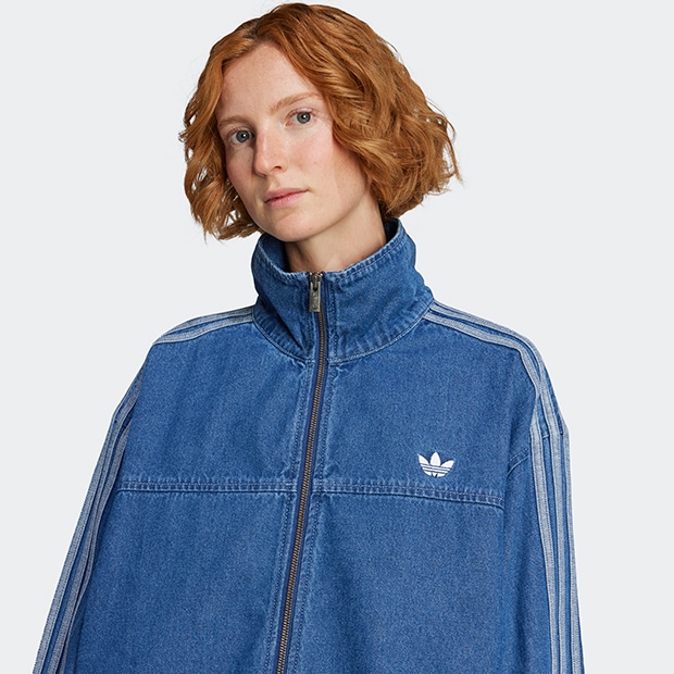 レディース アディカラー アディレニウム デニム トラックトップ