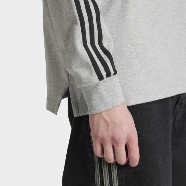 アディカラーラグビーポロシャツ ミディアムグレーヘザー