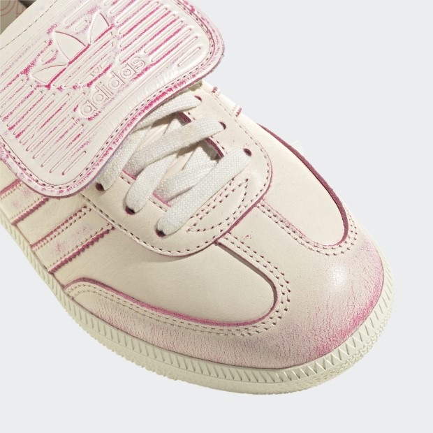 靴 ADIDAS SAMBA LT W CREAM WHITE PINK レディース サンバ LT SAMBA LT opf97 クリームホワイト