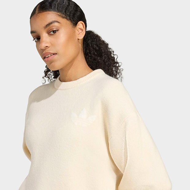 レディース アスレチック デプト ニットセーター ワンダーホワイト