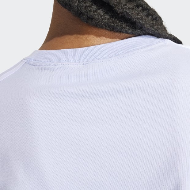 レディース スリーストライプス 半袖Tシャツ バイオレットトーン