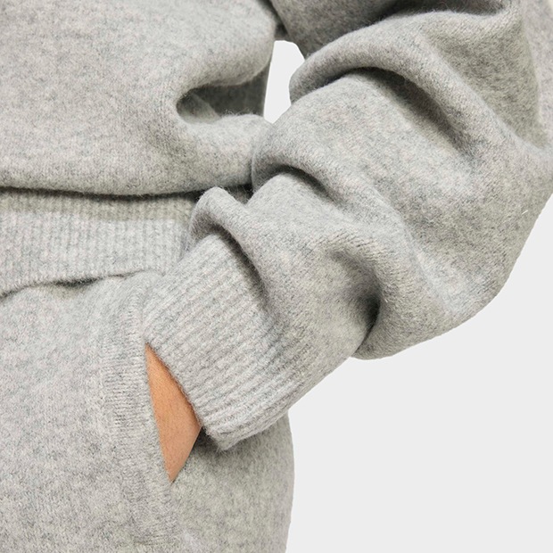 Coco様グレーニット レディース アスレチック デプト ニットセーター ミディアムグレー