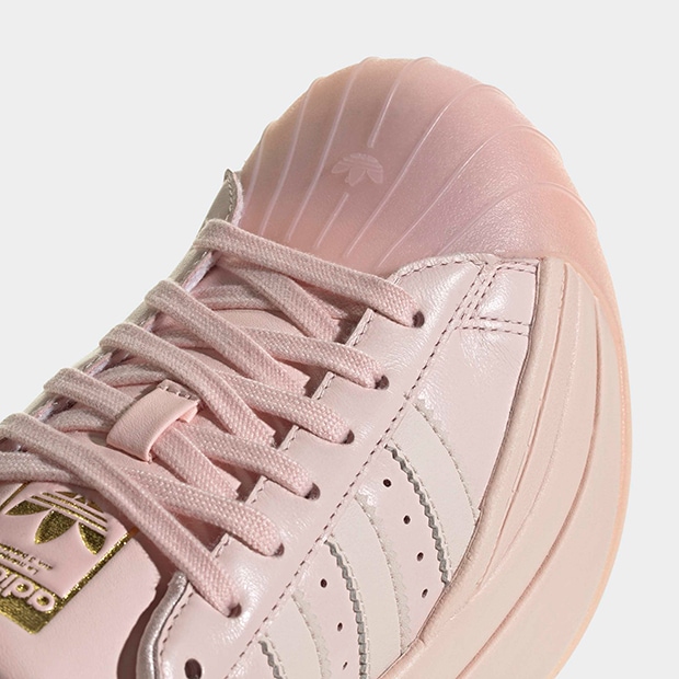 【美品】 SUPERSTAR BOLD ピンク 23センチ レディース スーパースター ボールド SUPERSTAR BOLD ont75 サンディ