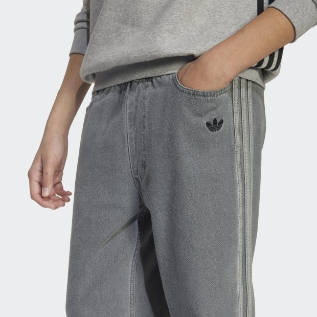 ジュニア キッズ アディカラー デニム パンツ　ライトデニム　