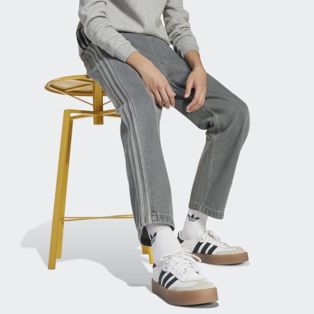 ジュニア キッズ アディカラー デニム パンツ　ライトデニム　